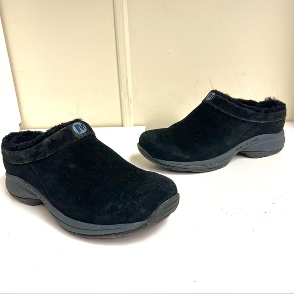 MERRELL ENCORE ICE 4 Shearling WINTER CASUAL SHOE BLACK Womens size 7.5 M - Picture 2 of 9